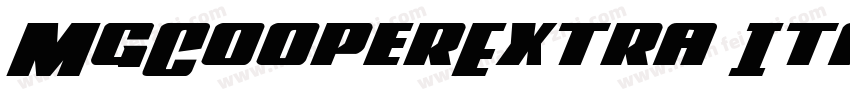 MgCooperExtra Itali字体转换